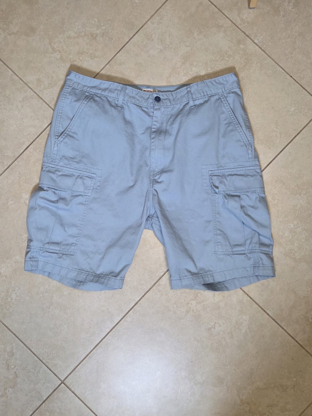 Levi's "Two Horse Brand" Light Blue Men's Cargo Shorts